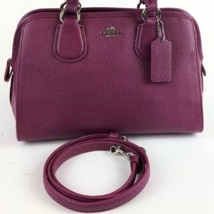 Plum Coach Satchel